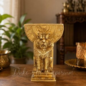 Handcrafted Brass Visiting Card Holder for Office Desk & Home Décor | 3 x 1.7 x 4 Inches